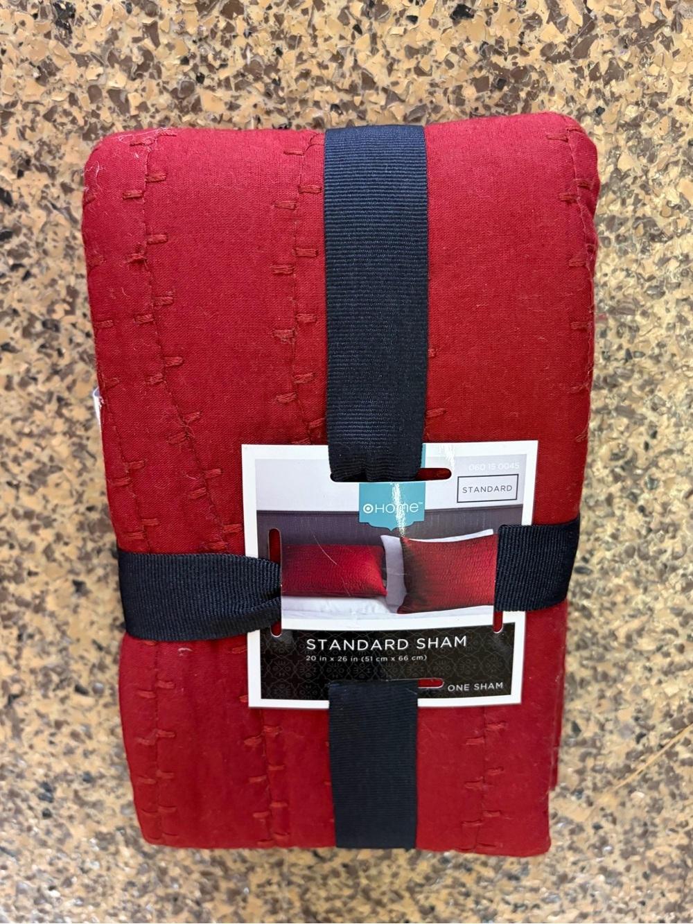 O Home Target Red Standard Pillow Sham 100% Cotton